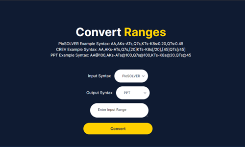The Range Converter returns